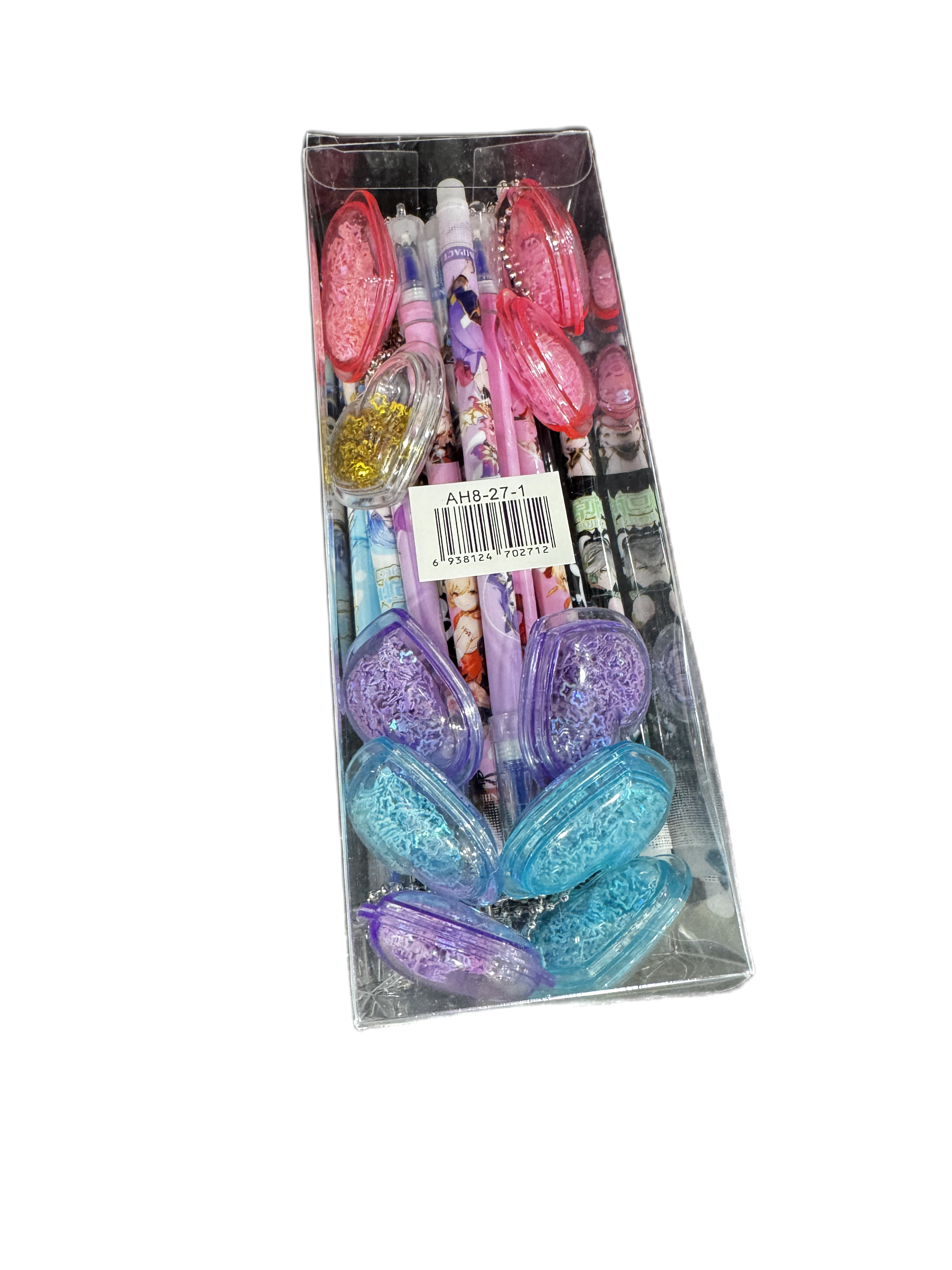 Ручка с ластиком и брелком