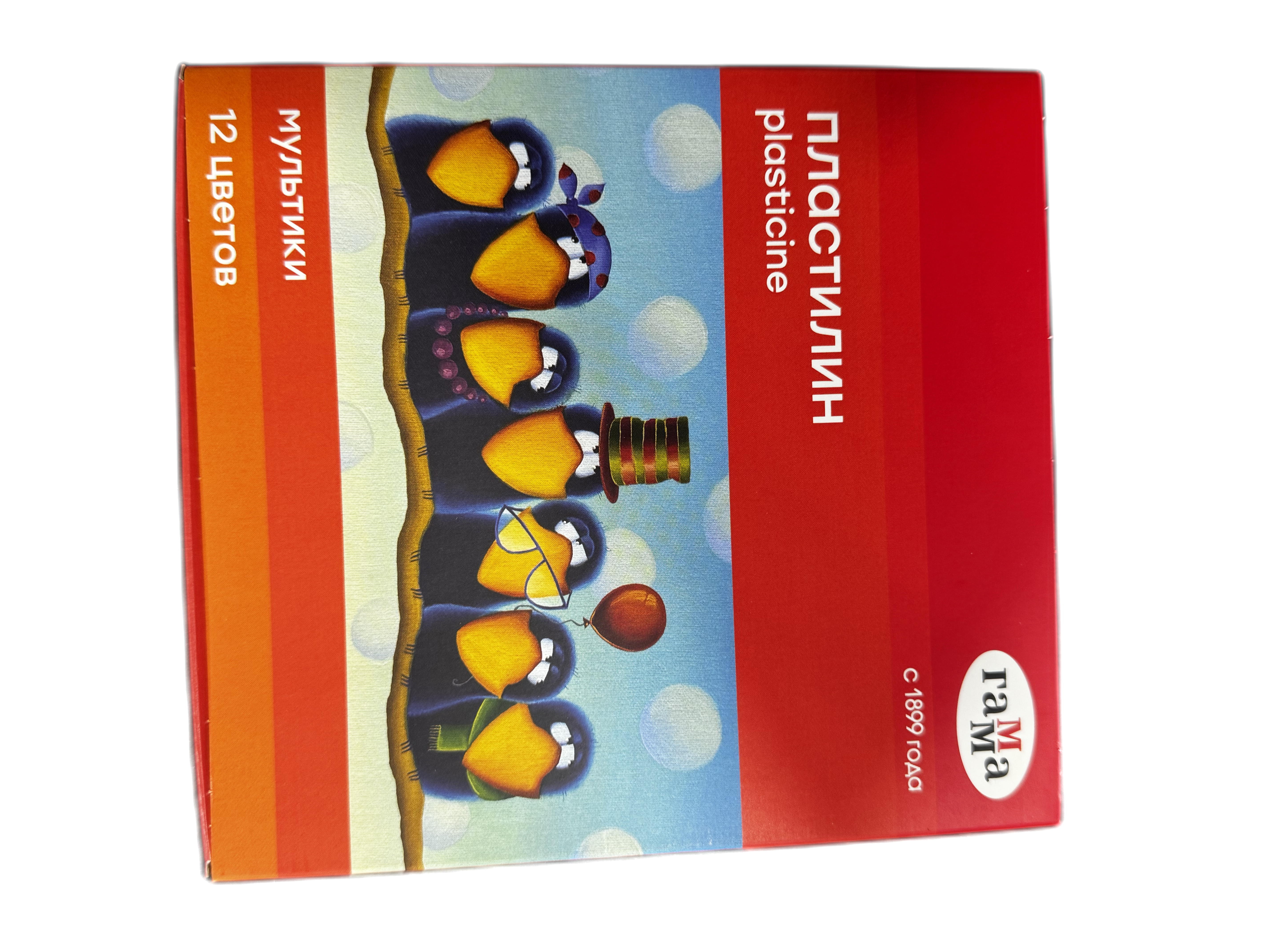 Пластелин гамма 12 цв