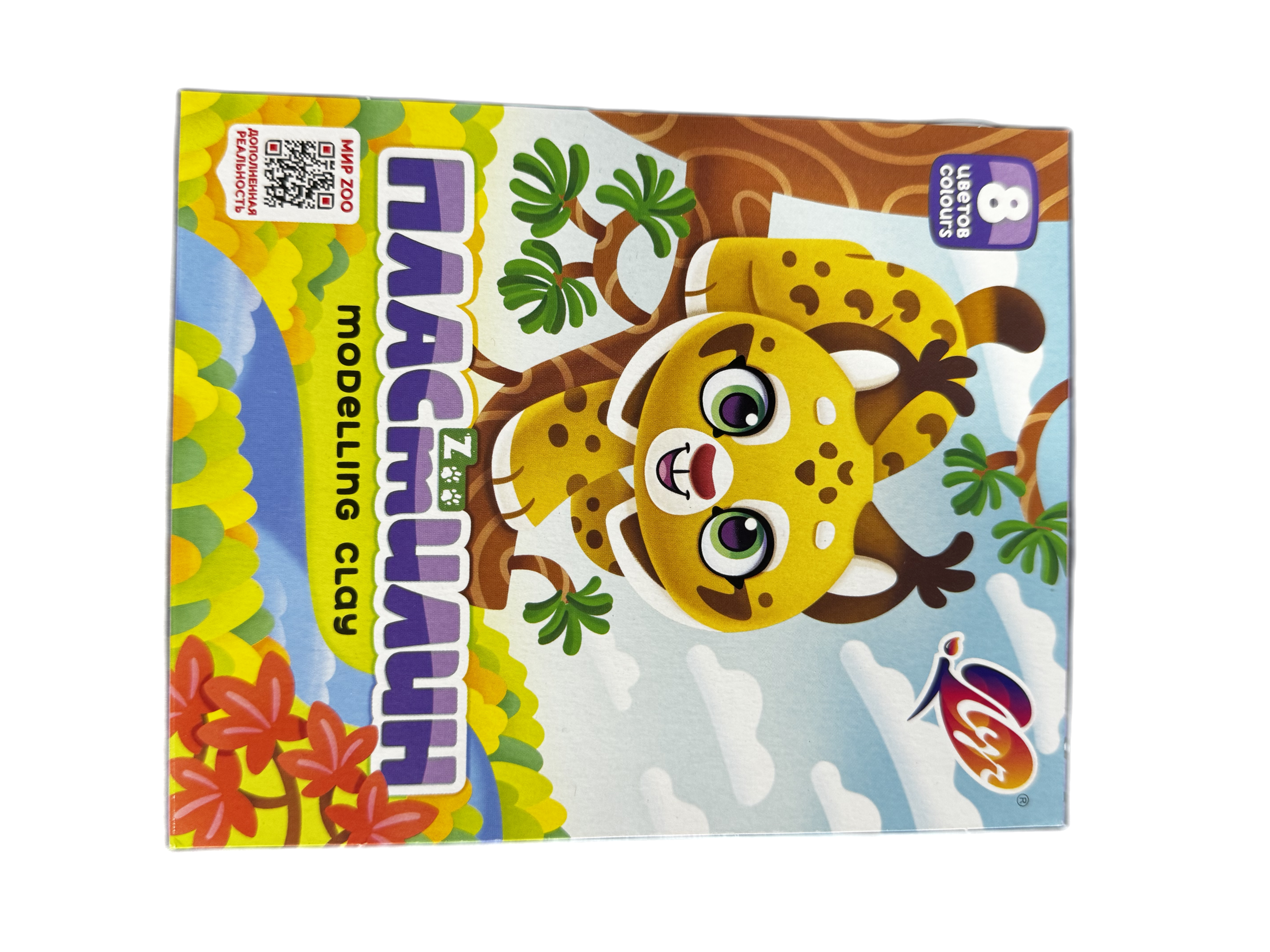 Пластелин луч 8 цв