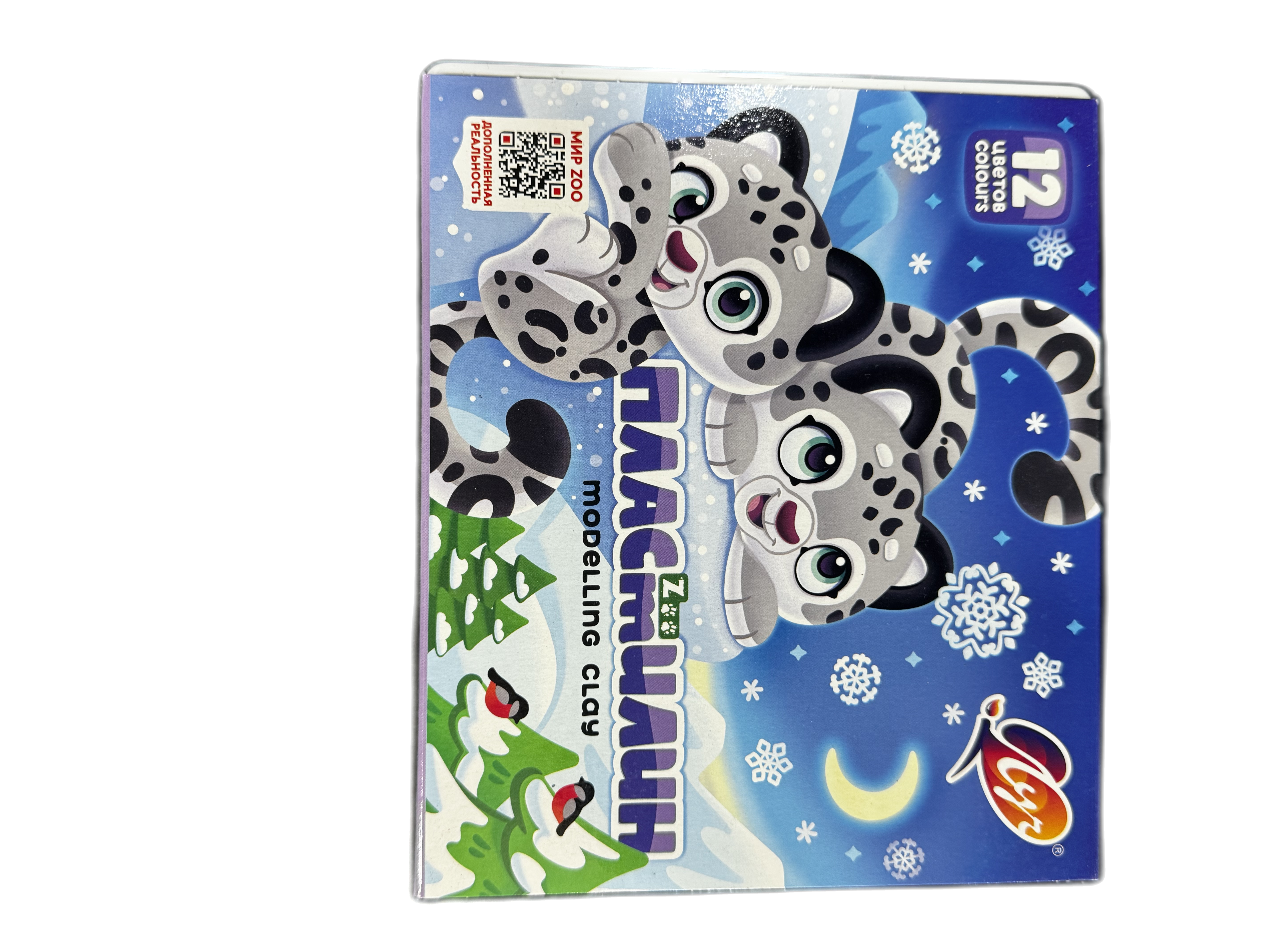 Пластелин луч 12 цв