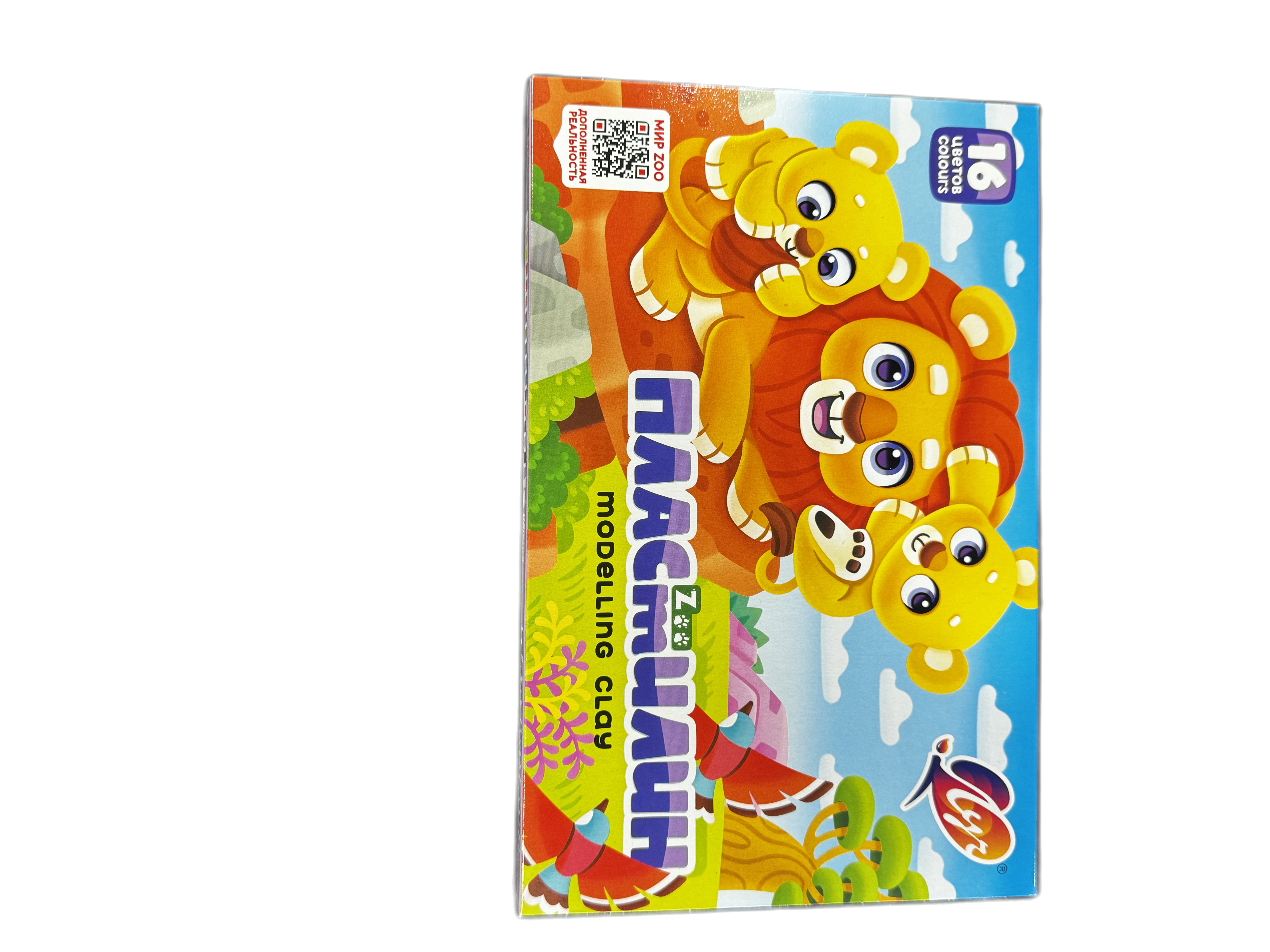 Пластелин луч 16 цв