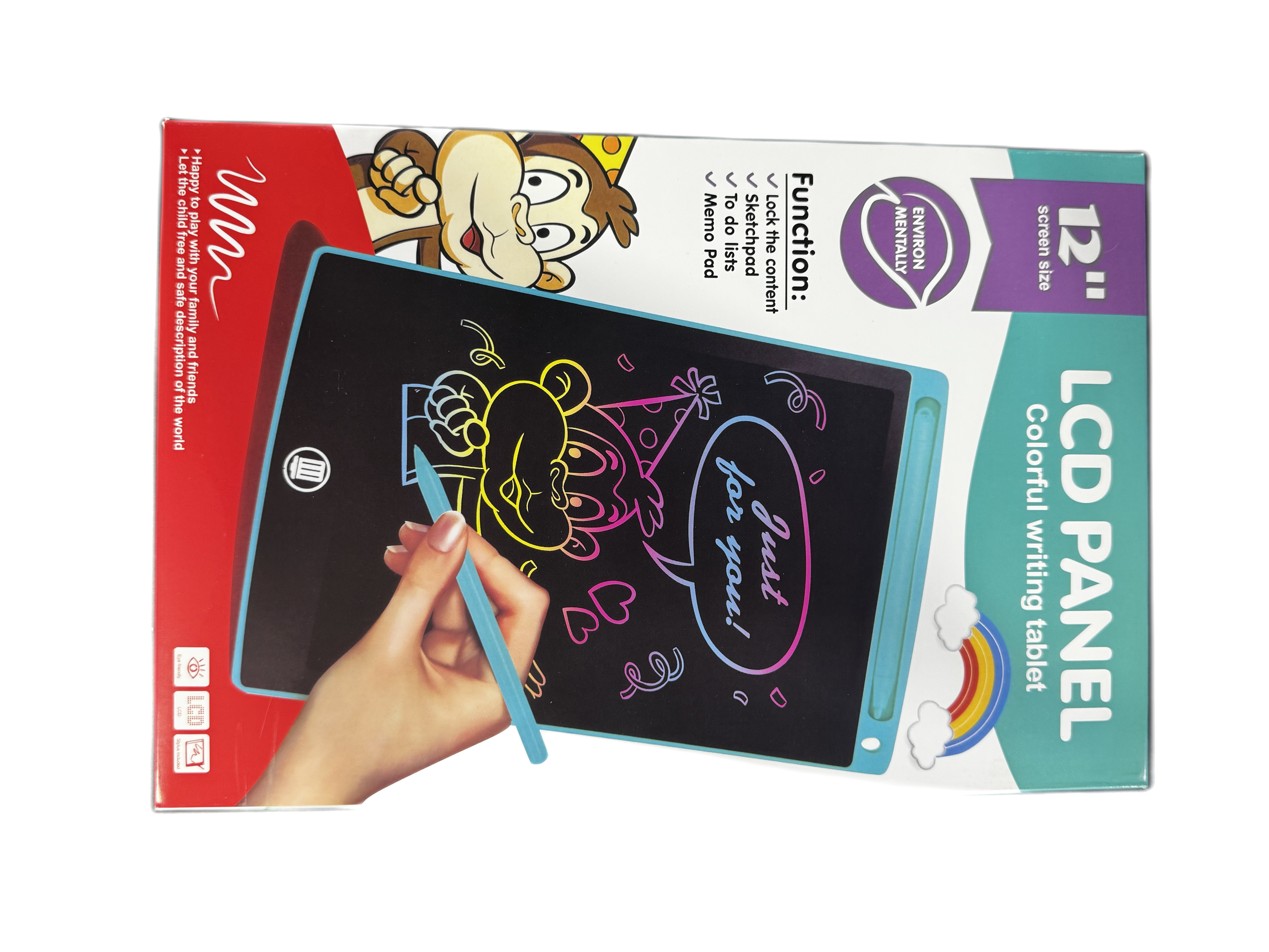 Доска эл цветной 12