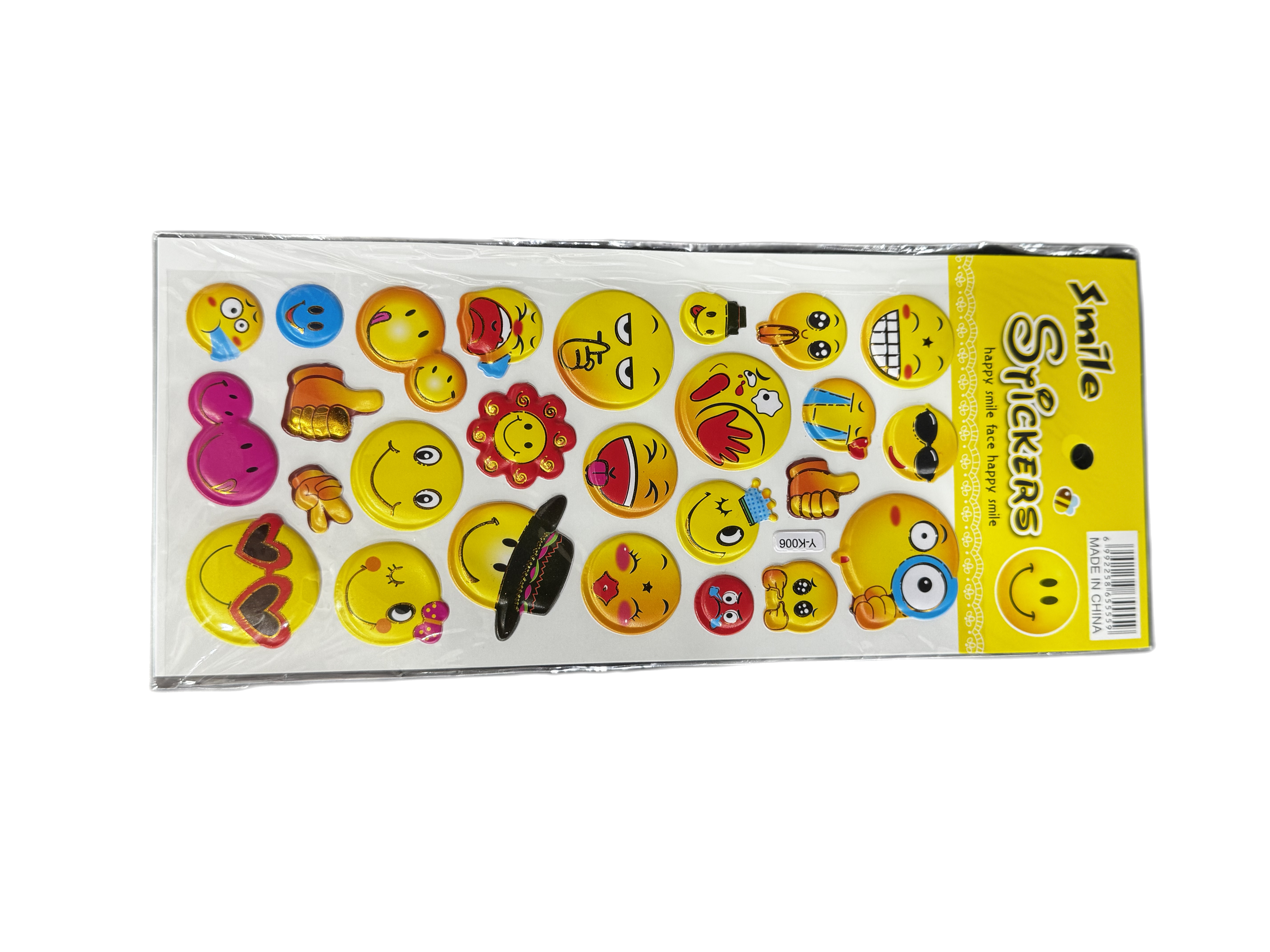 50 наклейки смайлик