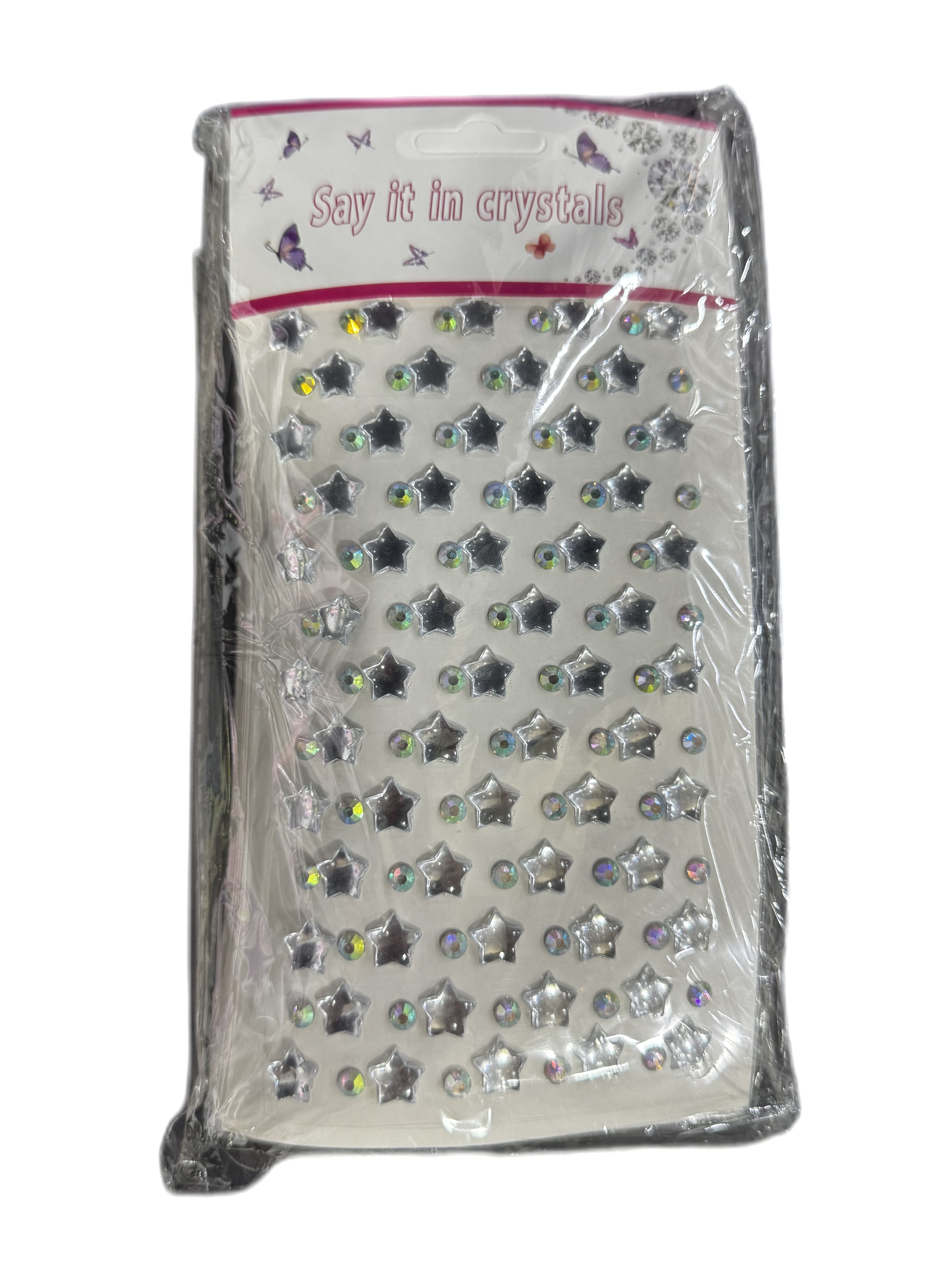 Наклейка звезды камни