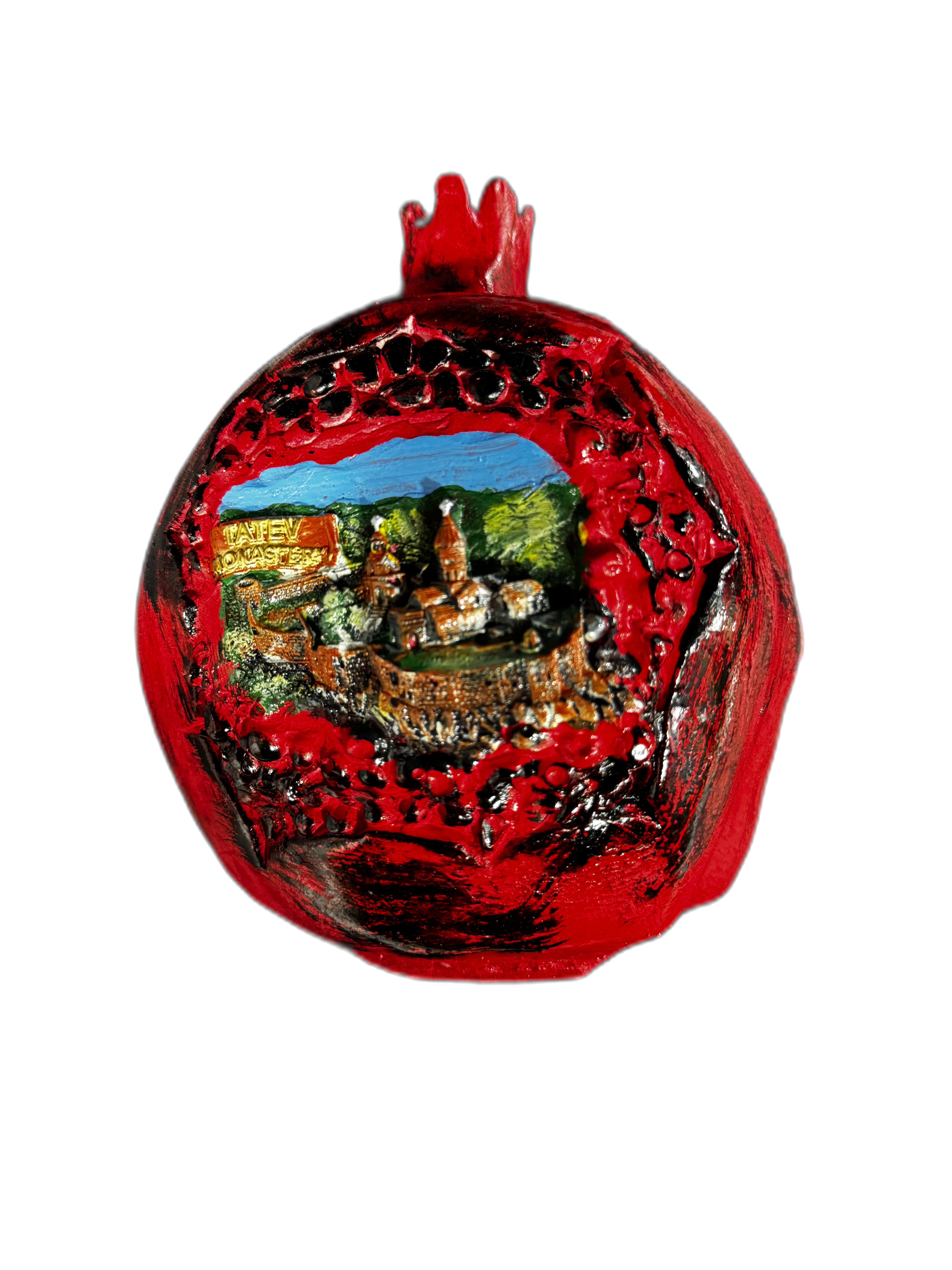 Копилка гранат с рисунком