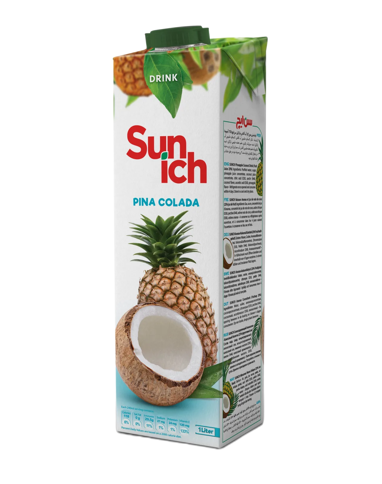 Сок Кокос. Ананас 1л