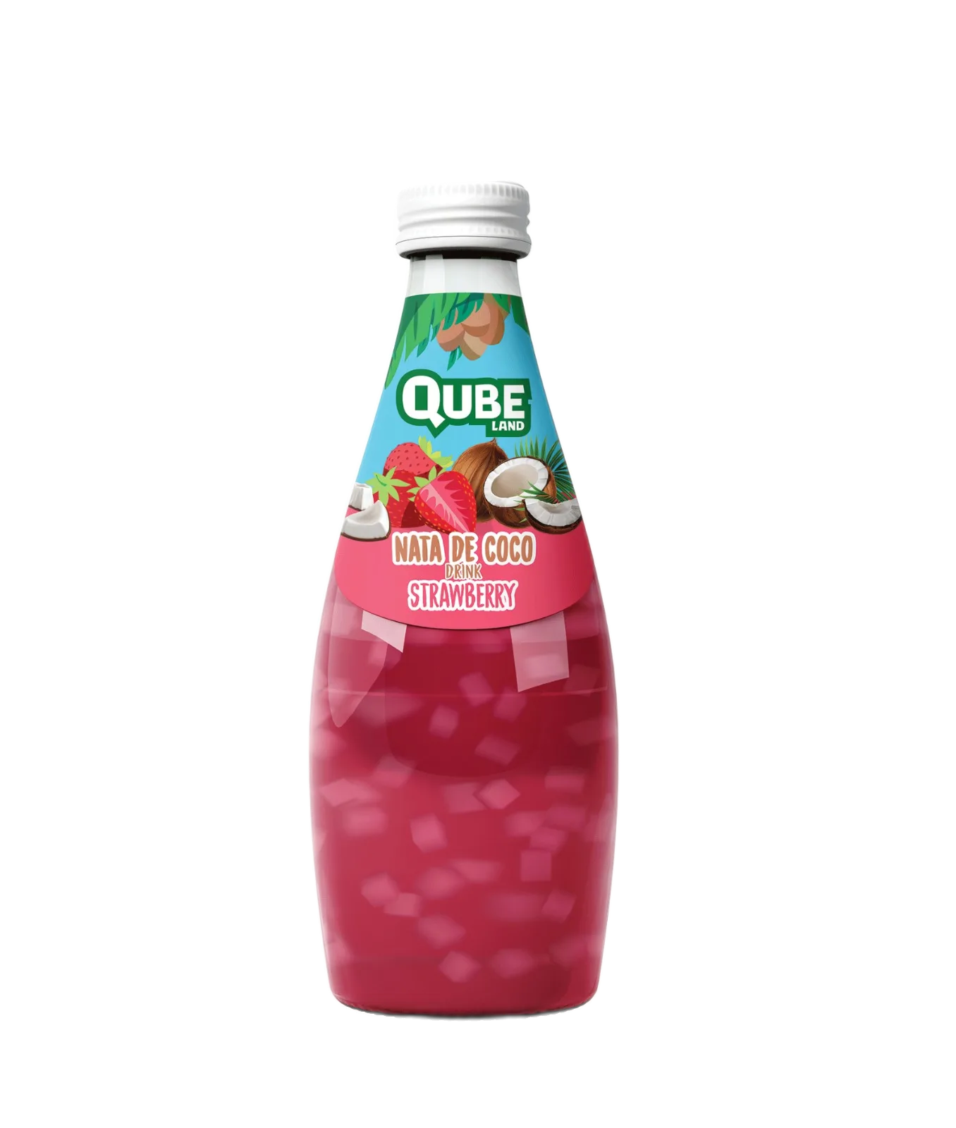 Сок клубника кокос с кусочками мармелада 300мл