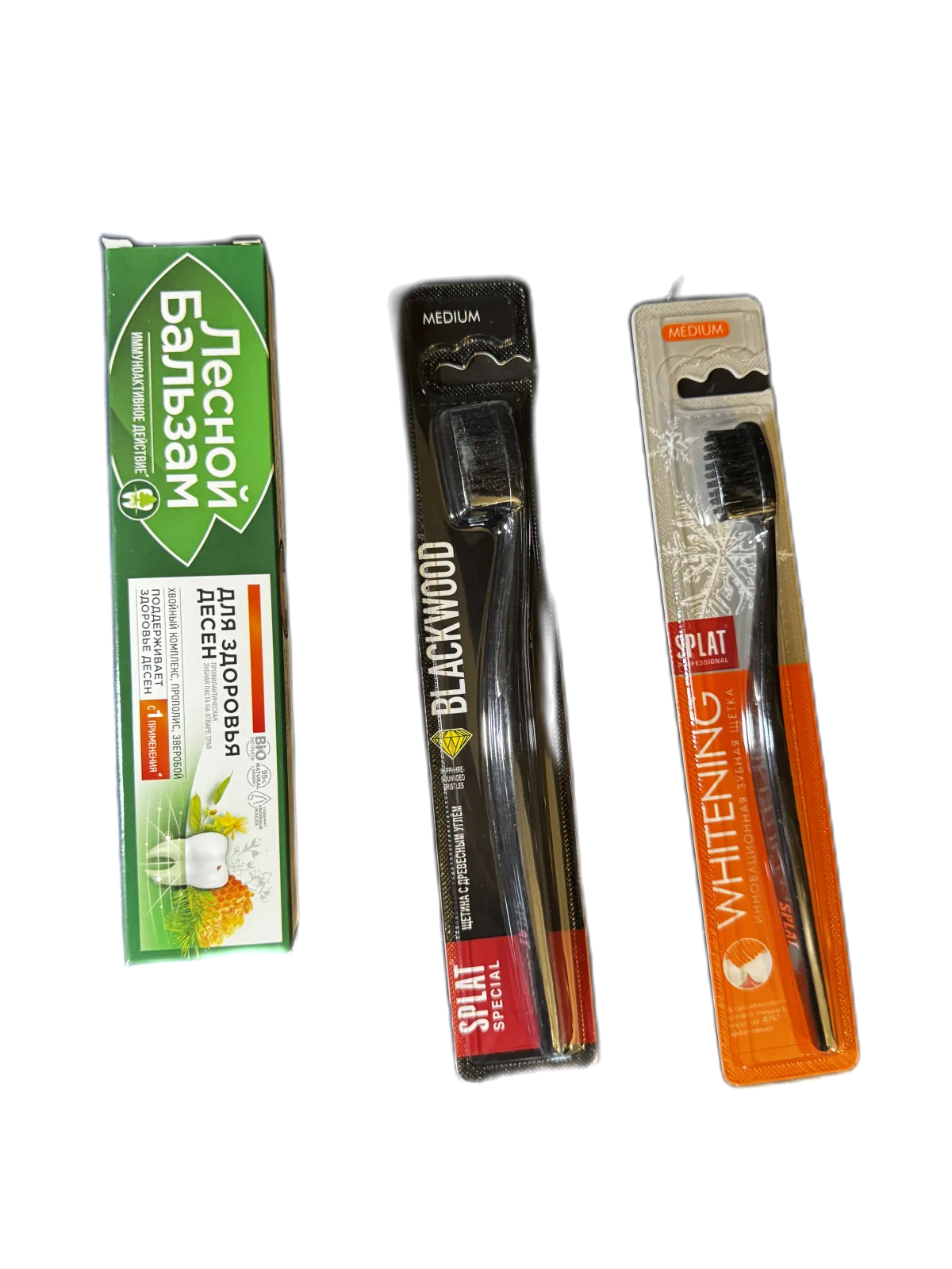 Зубная паста и щетки