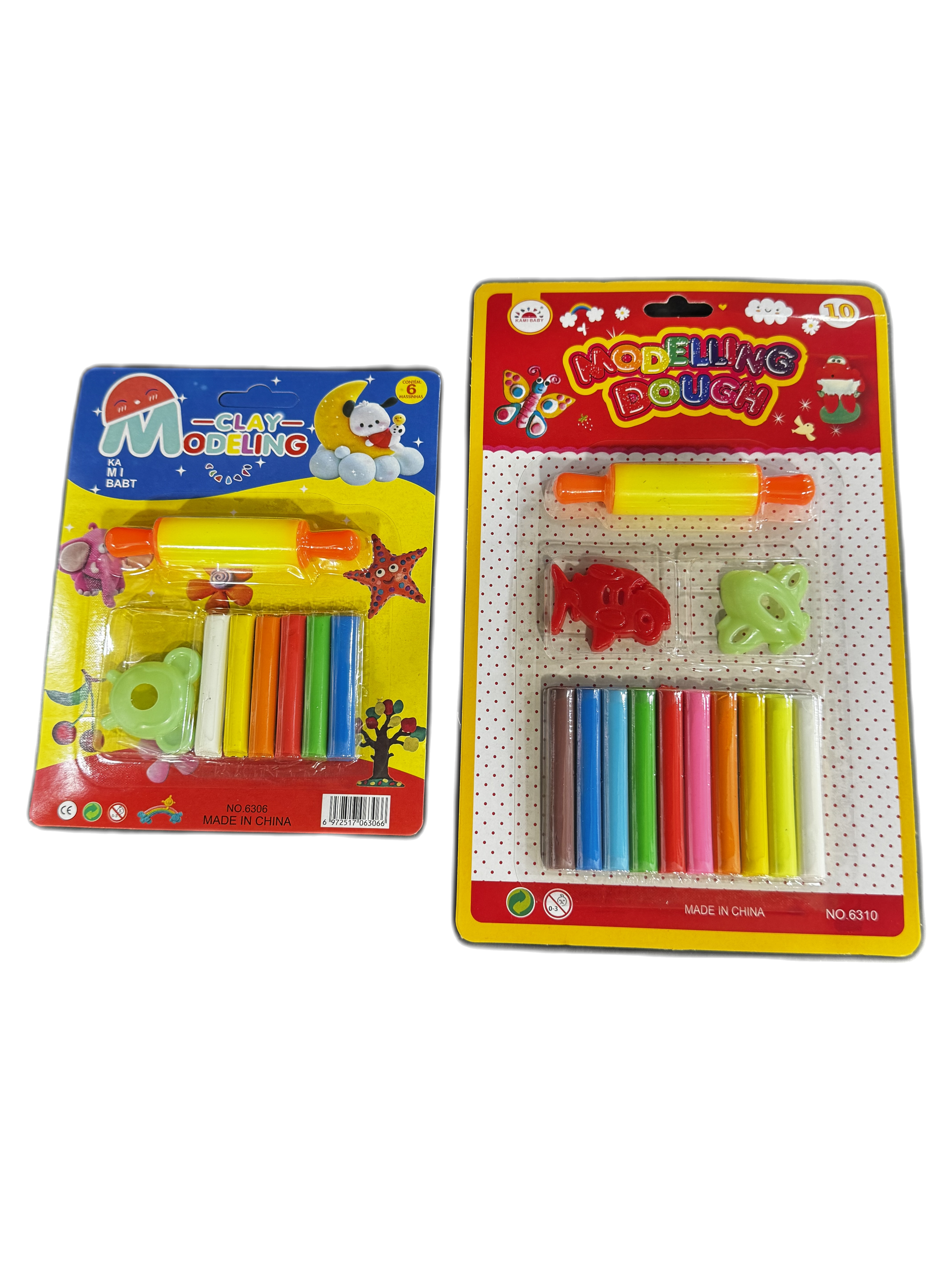 24 пластелин скалка 6 шт 10 шт