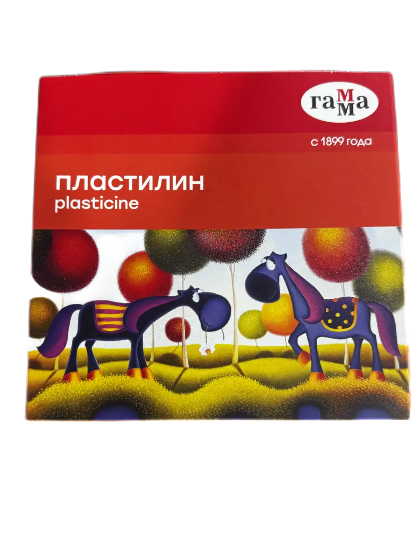 Пластелин гамма 10 цв