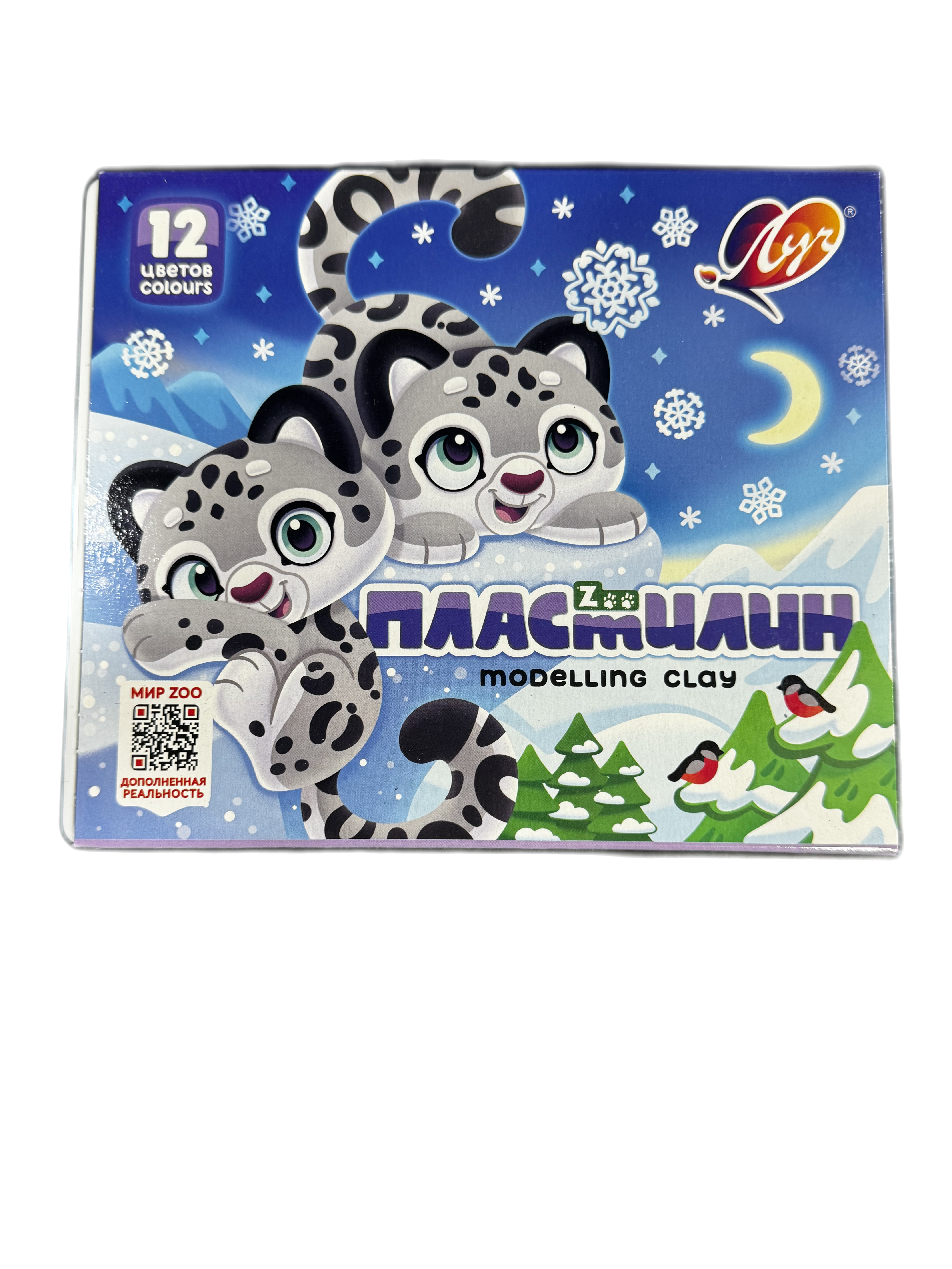 Пластелин луч 12 цв